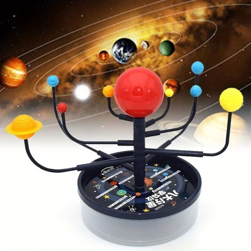 1 Set DIY Solar System Model Kit Nine Planets Educational Toy