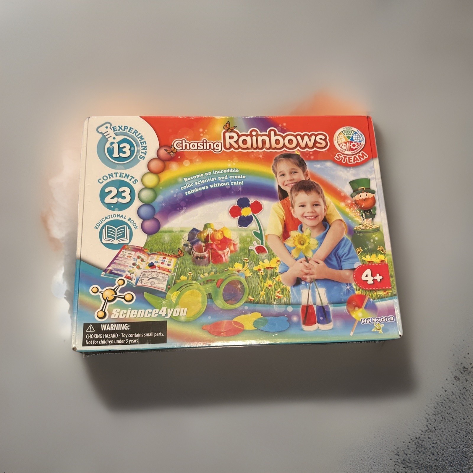 Chasing Rainbows PlayMonster Science4you Color Science Kit 13 Projects Sealed