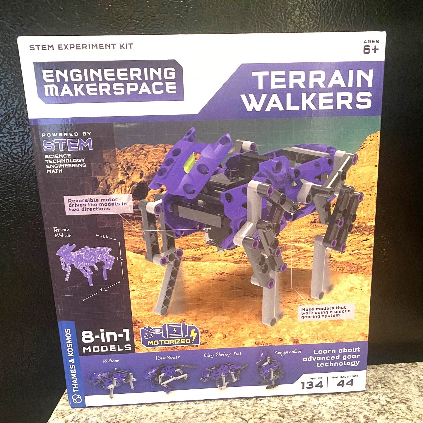 Thames & Kosmos Engineering Makerspace Terrain Walkers STEM Experiment Kit Model
