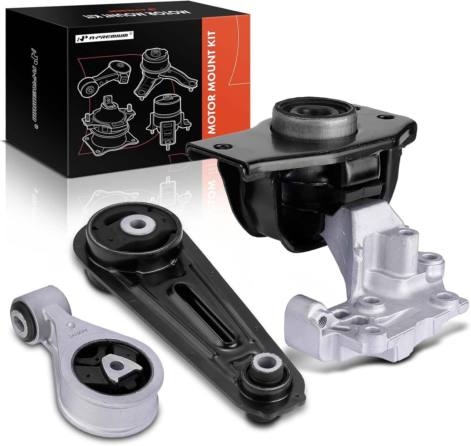 APM Engine Motor Mount and Torque Strut Mount Kit Compatible with Nissan