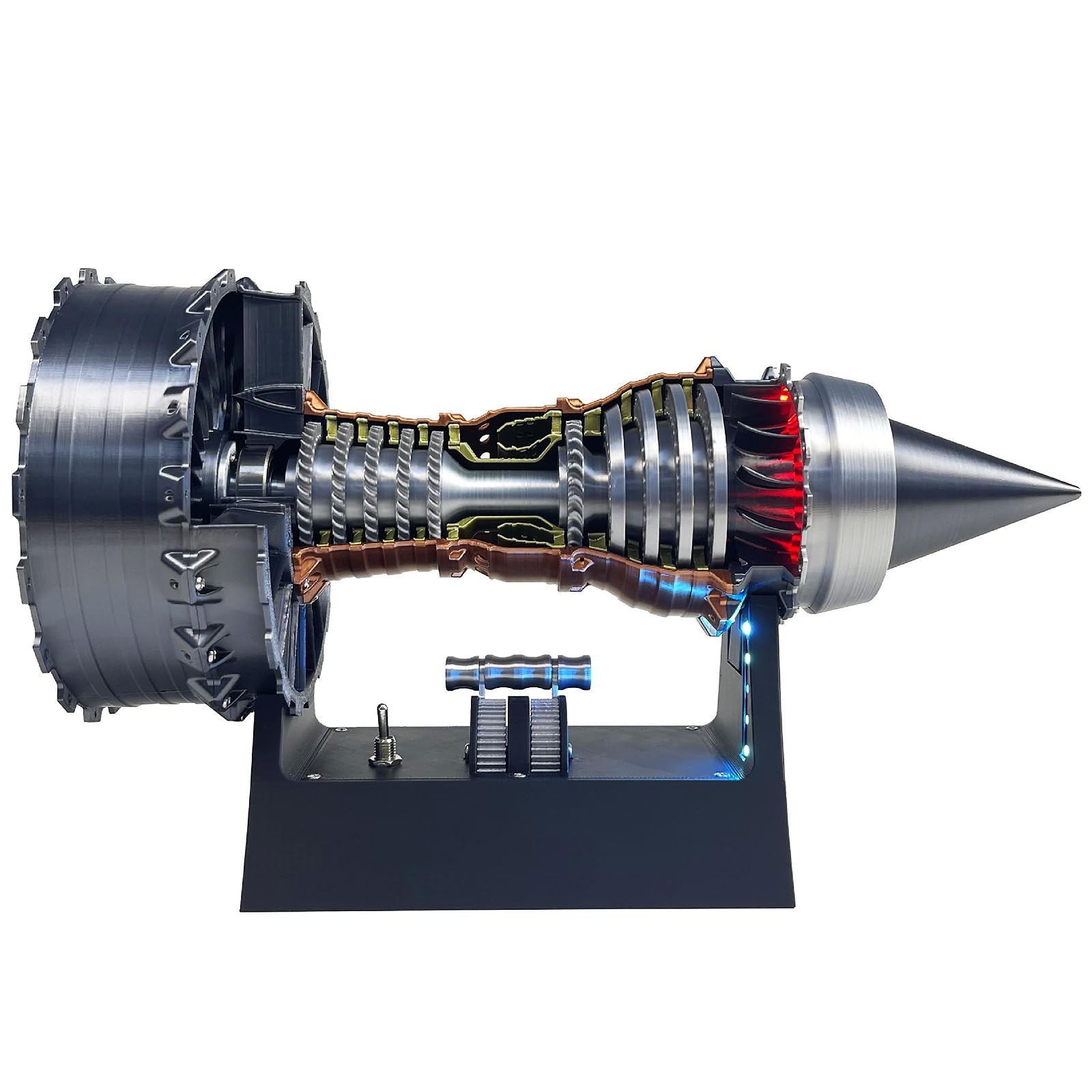 DIY Motorized Turbofan Engine Model Kit for Adults, TR900 Aircraft Turbojet R…