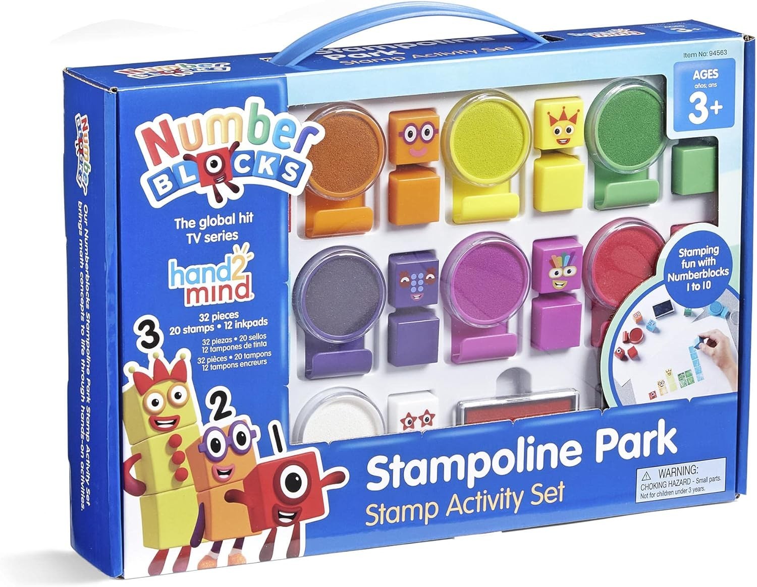 Fun Numberblocks Stamp Activity Set for Kids: 20 Stamps for Creative Learning