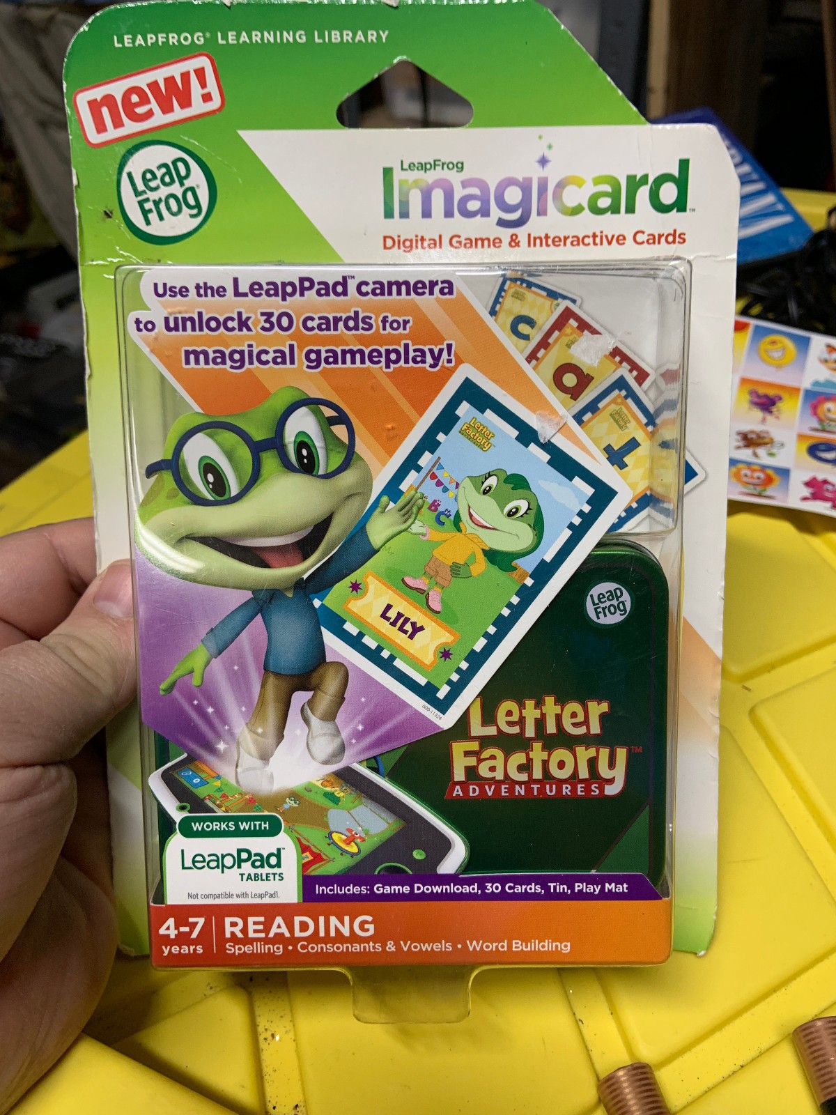 LeapFrog Imagicard Letter Factory Adventures Reading Learning Game LeapPad 4-7