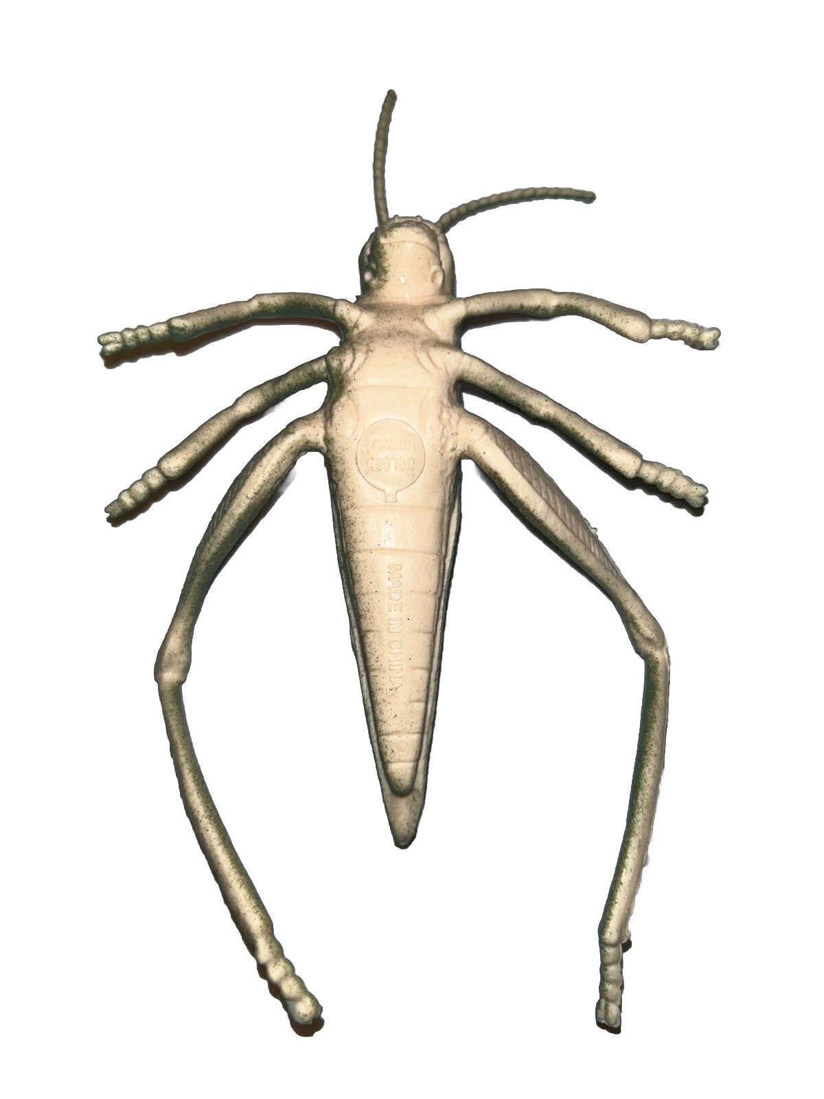 DOLGEN Realistic Rubber Grasshopper Insect Bug 7 1/2″ Toy Figure