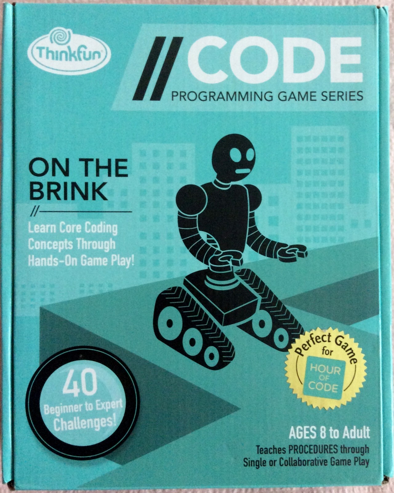 Think Fun Coding Board Game: CODE On The Brink for Boys and Girls Age 8 and Up