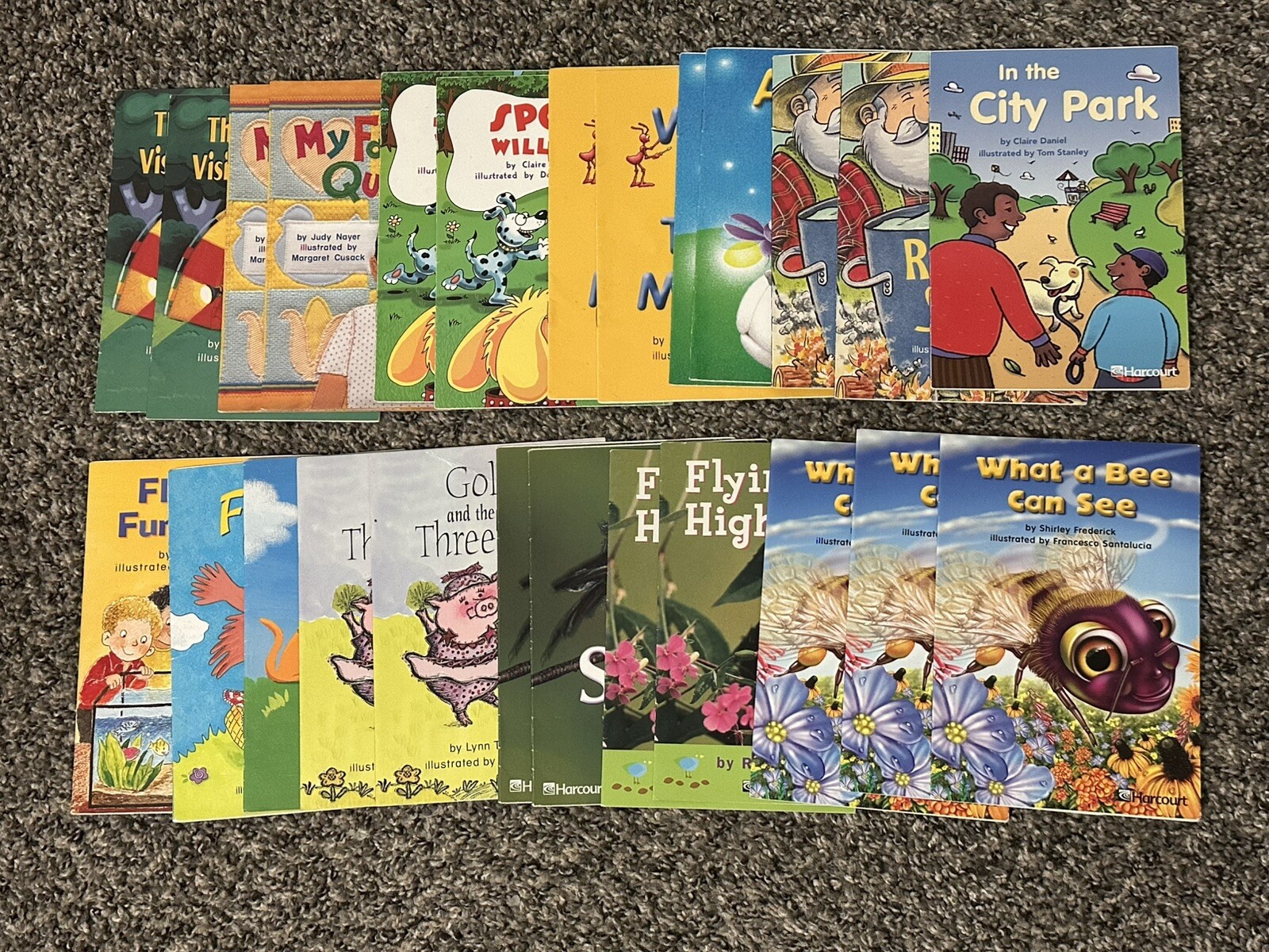 Harcourt Leveled Readers Lot – 31 Kids Books w/ Multiples – Science – VERY GOOD