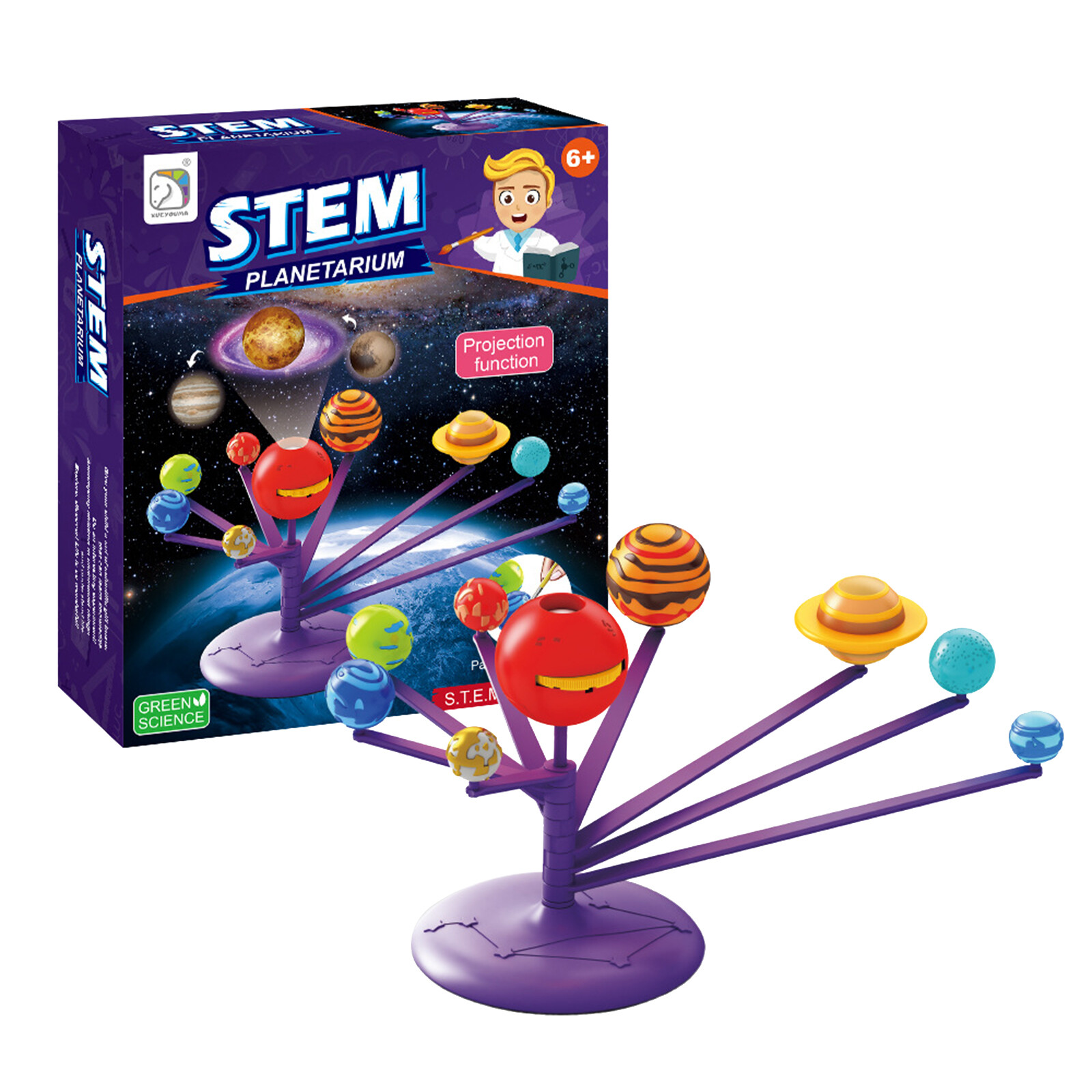 For Kids Solar System Planetarium DIY Science Kits Planet Model Stem Toys Gifts