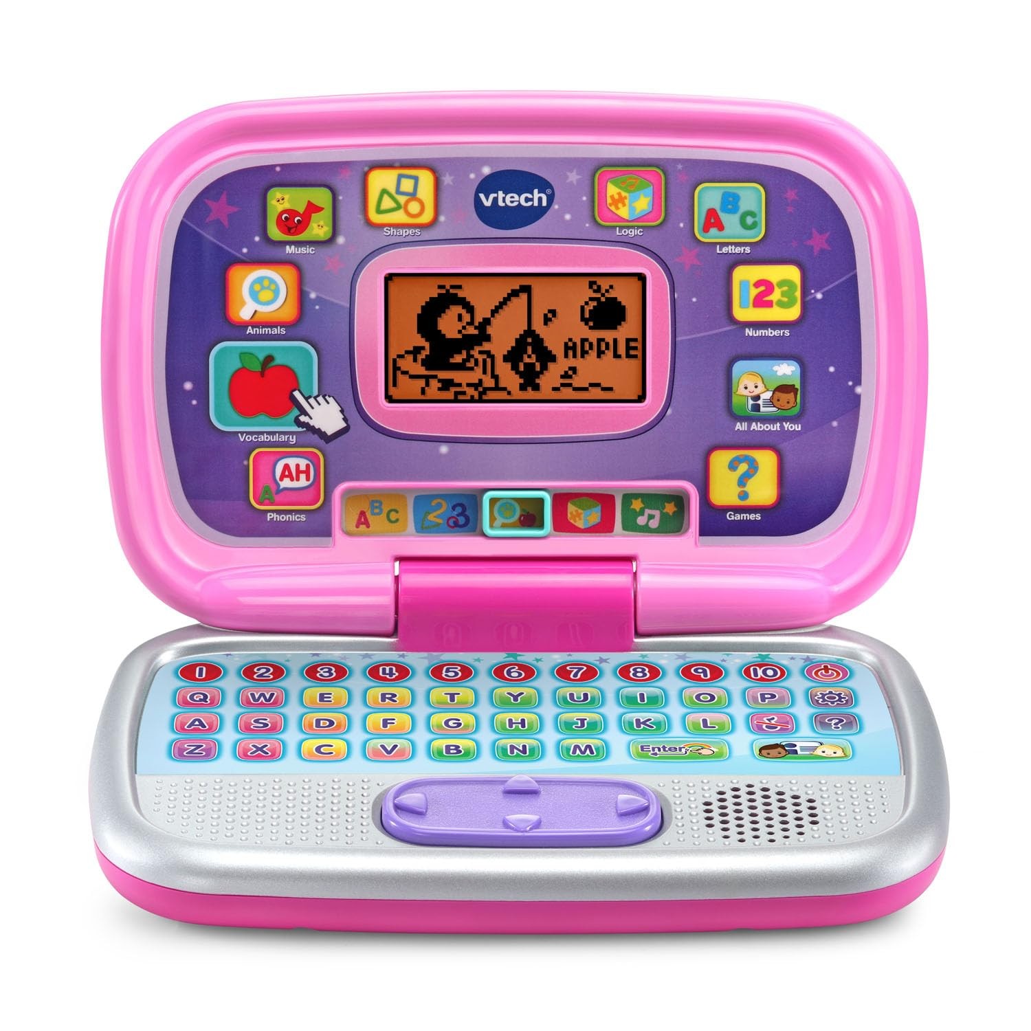 VTech Play Smart Preschool Laptop, Pink 9.3″ x 2.2″ x 6.2″,
