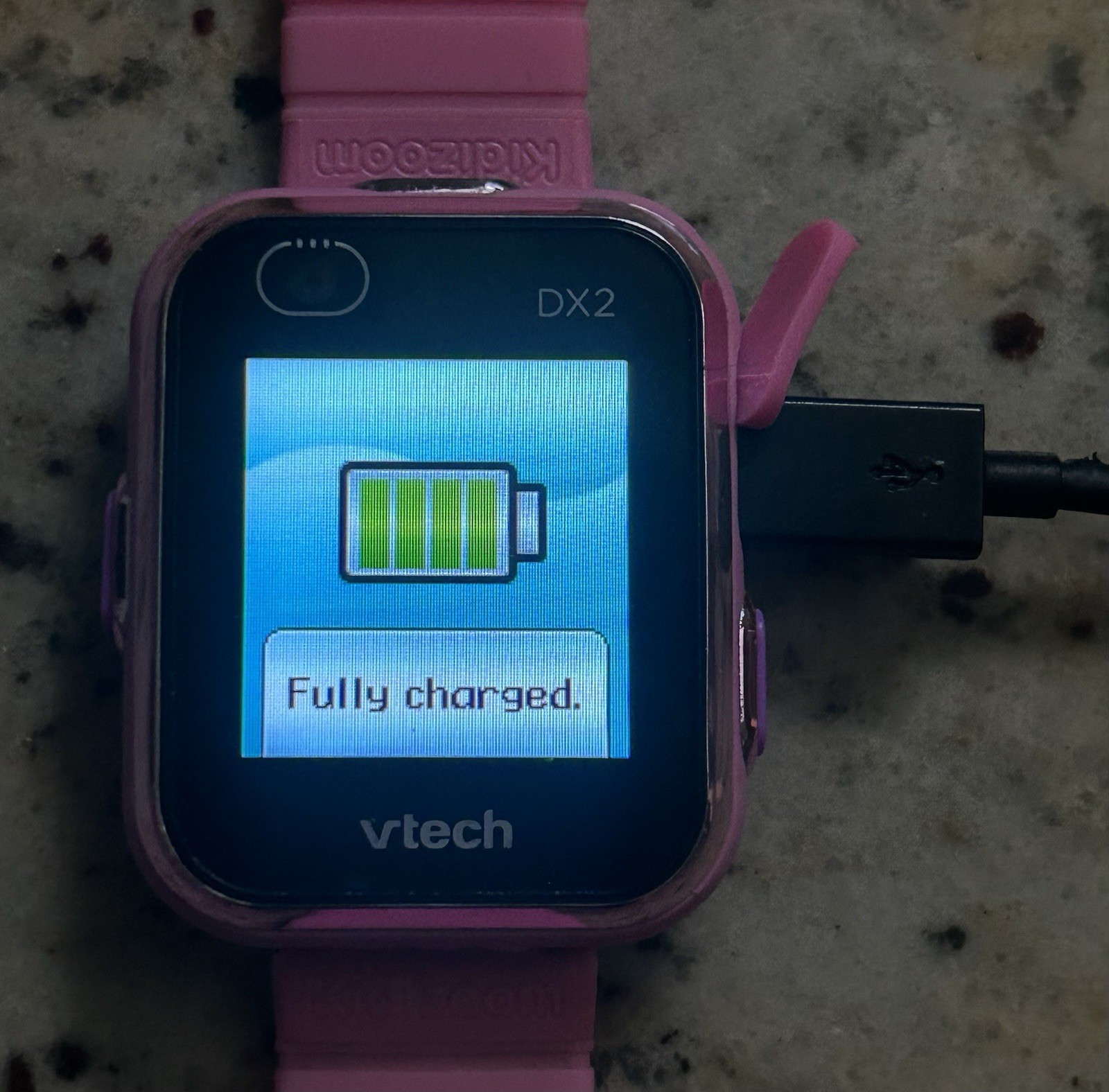 Lot of 2 VTech KidiBuzz 1695 Kids Smart Phone KidiZoom DX2 Smart Watch Pink