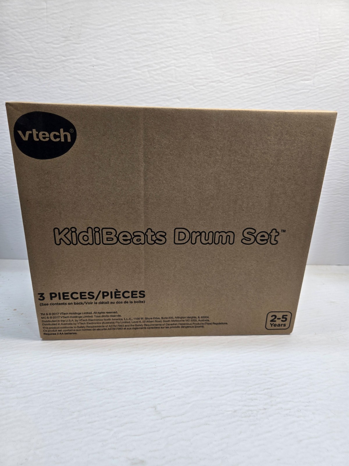 VTech KidiBeats Kids Drum Set (Orange) – Factory Sealed Frustration Free Package