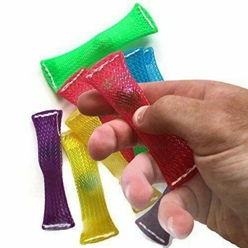 10Pcs Marble Mesh Figer Fidget Sensory Toy Occupational Therapy caiale_13