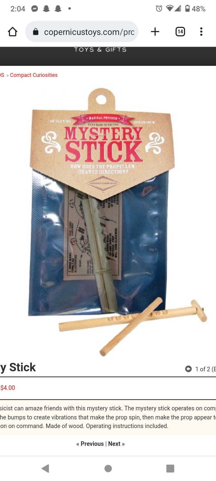 Mystery Stick – An Old Time Conundrum