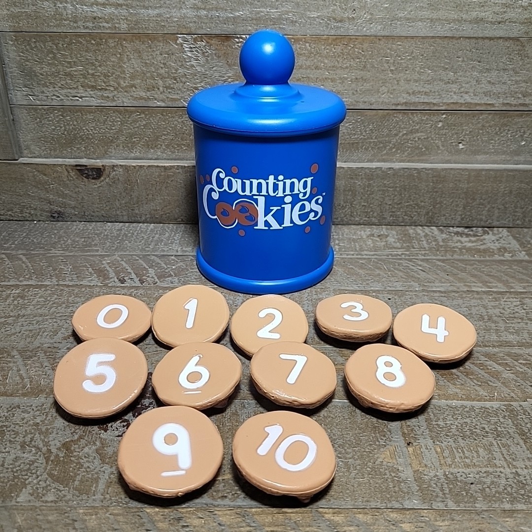 Learning Resources Smart Snacks Counting Cookies Math Toy Set 11pc Jar 0-10 Comp