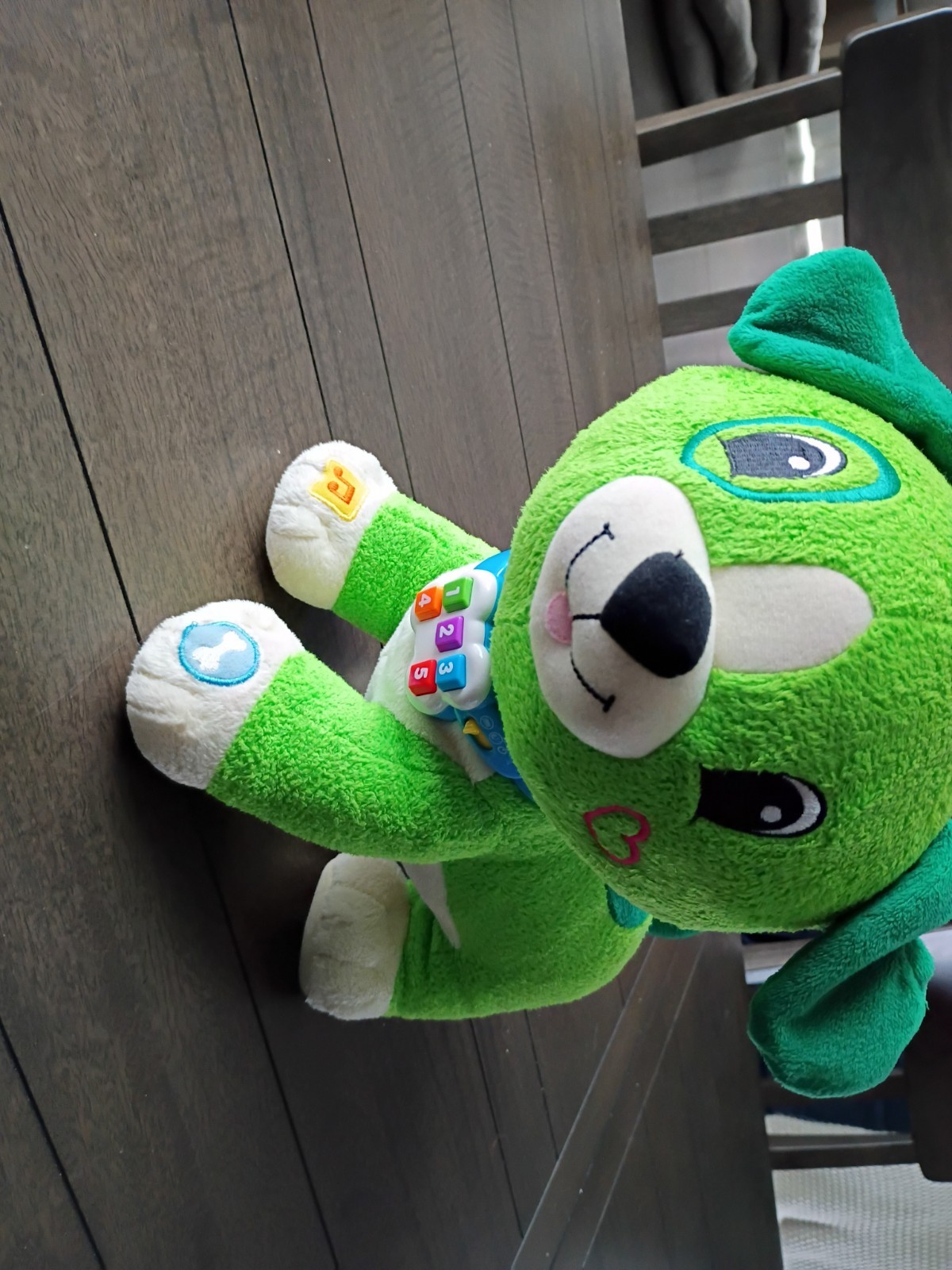 LeapFrog Read With Me SCOUT Interactive Music Plush Stuffed Dog TESTED & WORKS