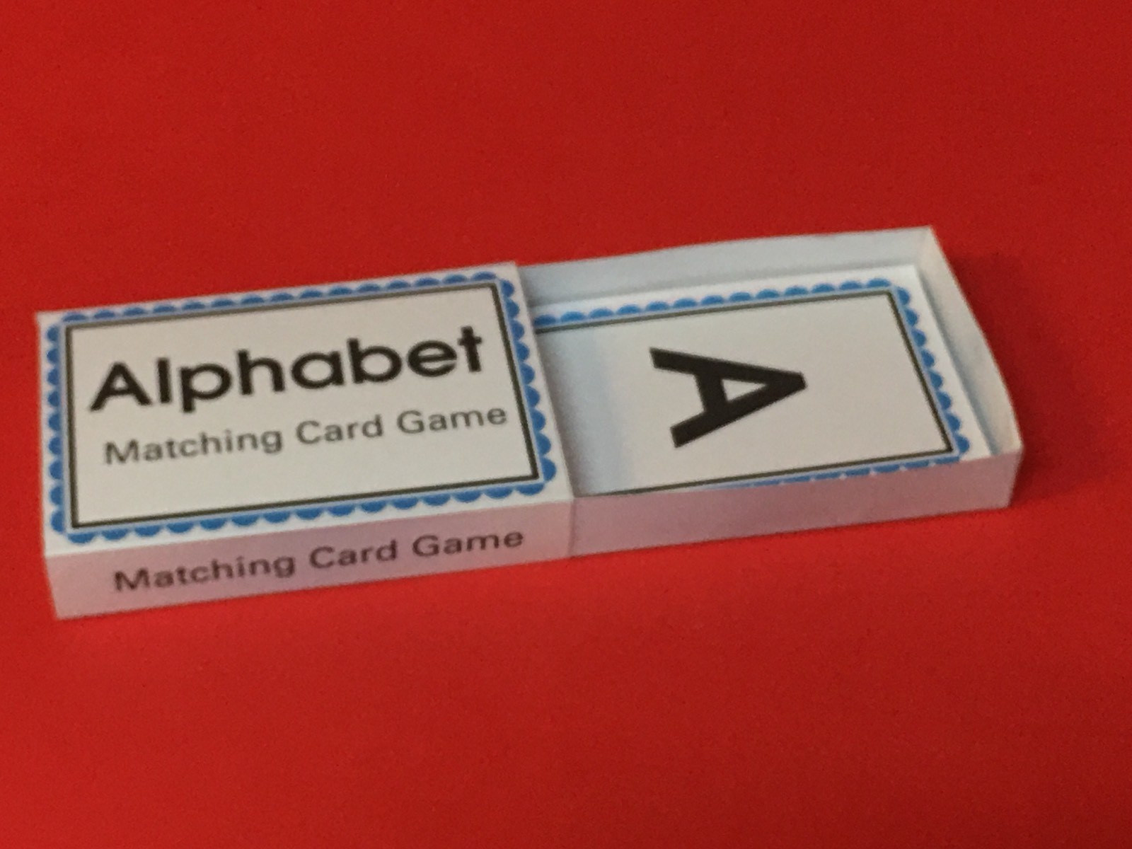 Alphabets Matching Cards Game – Cards for Learning Centers – Cards & Box