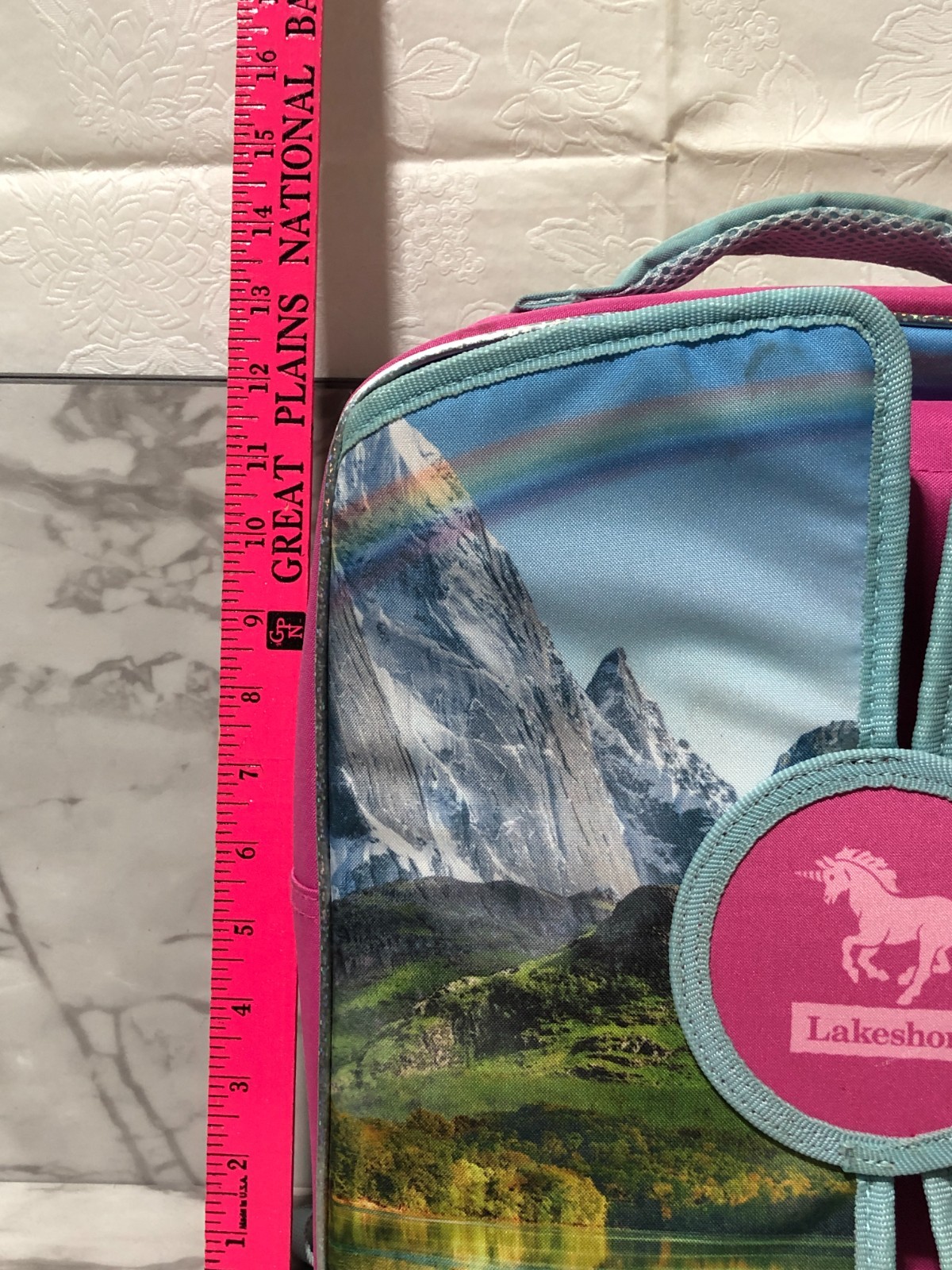 Lakeshore Fantasy Adventure Backpack Fold Out Scene Unicorns Pegasus Playset