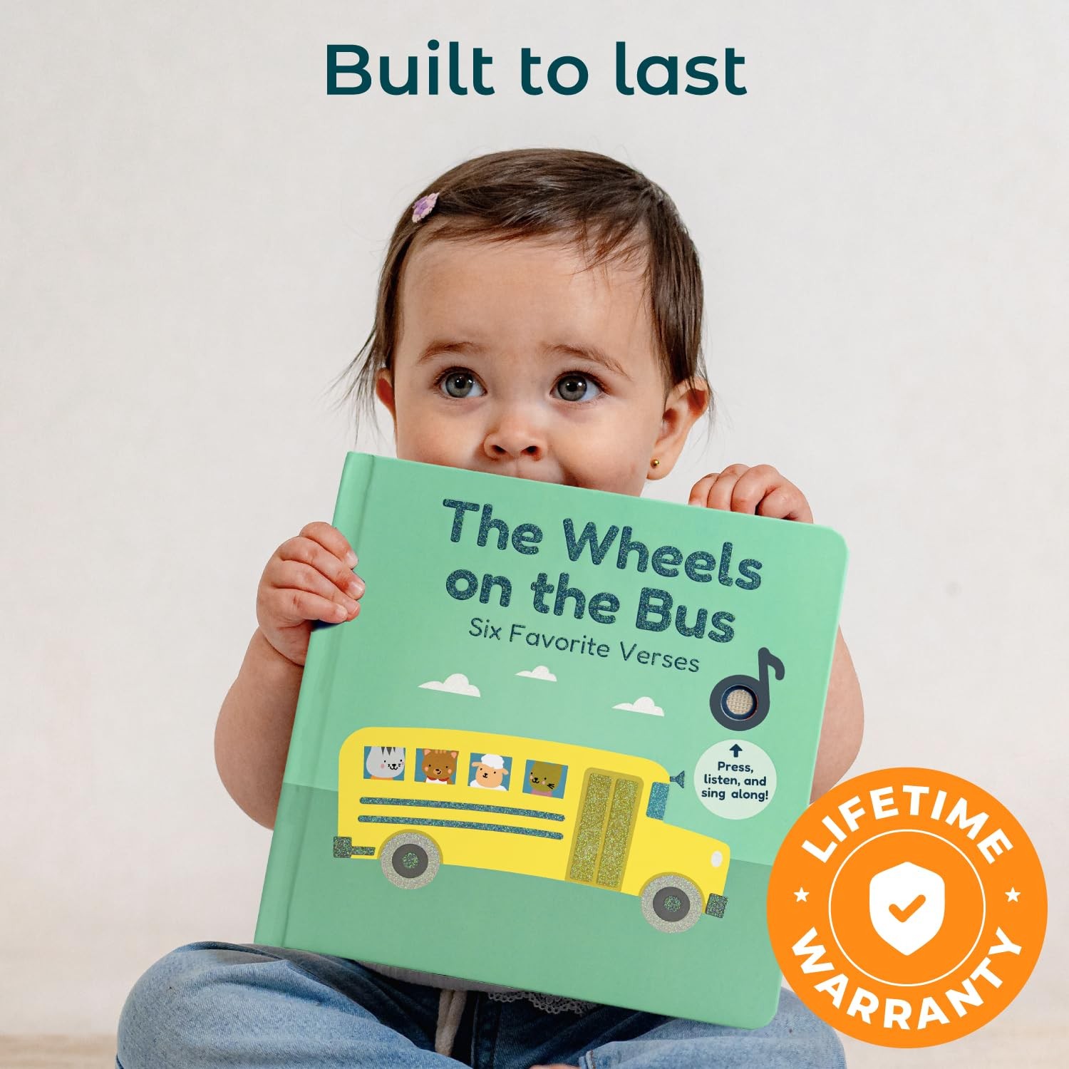Calis Books The Wheels on the Bus Book – Rechargeable Musical Book, Medium