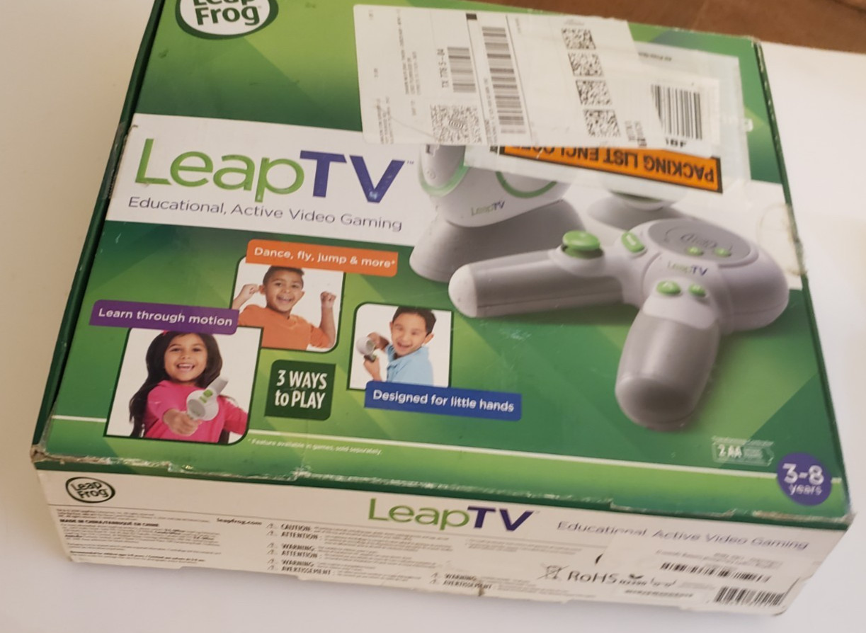 New 2014 Leap Frog’Leap TV Educational Active Video Gaming System Open Box