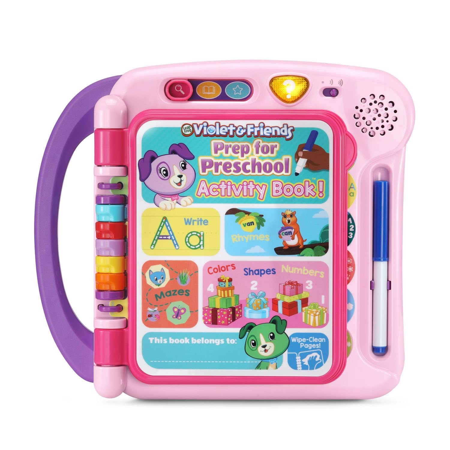 Violet and Friends Prep for Preschool Activity Book, Pink