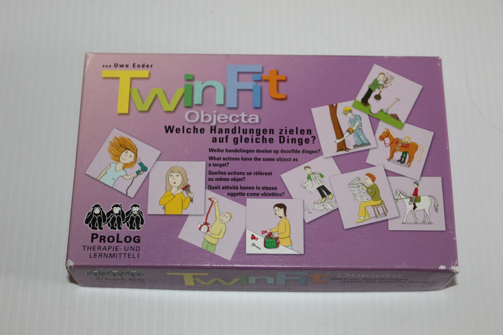 ProLog TwinFit Objecta Word-Pair Building Game Multi Language Speech Therapy