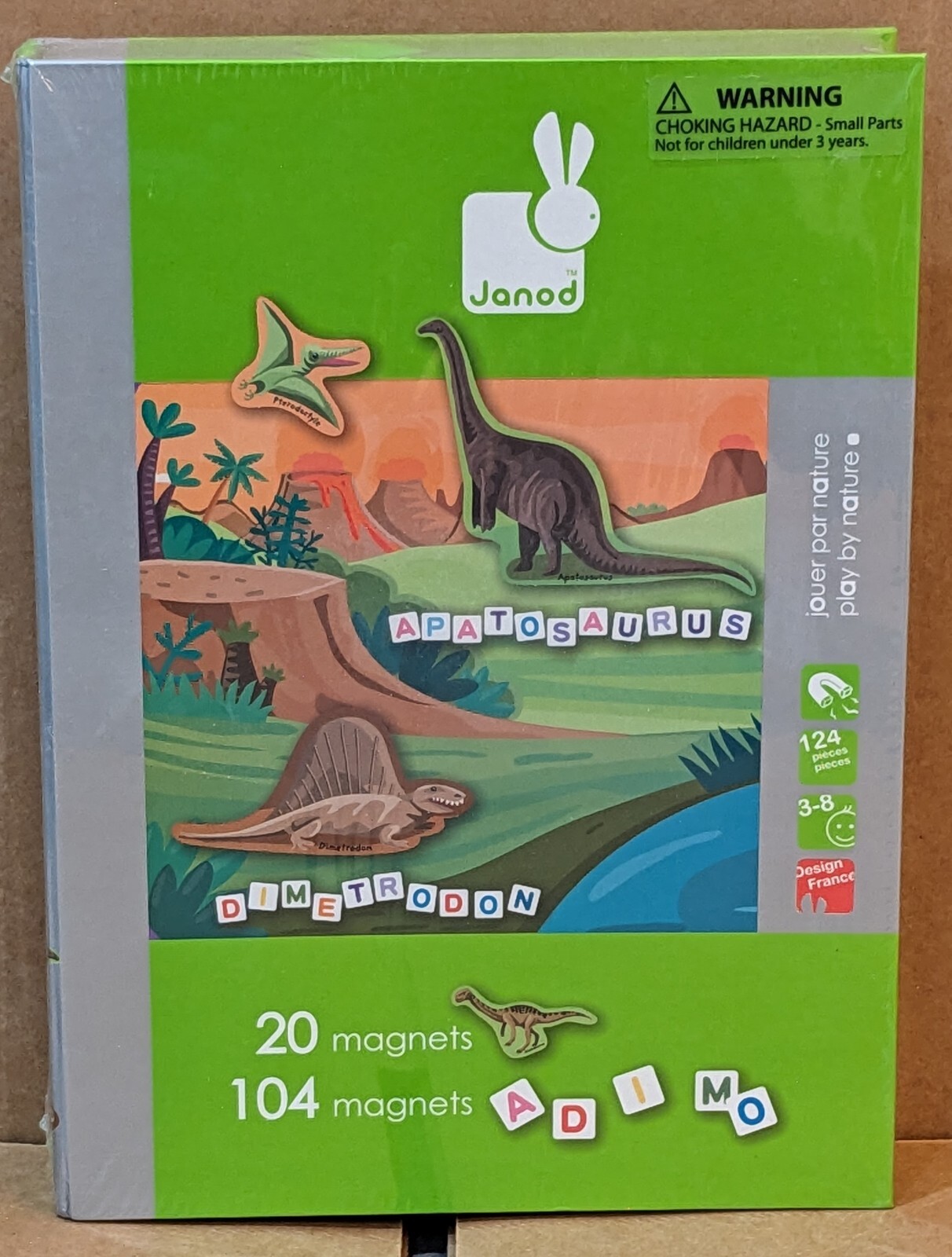 J05542 – Dinosaurs My Magnetibook, by Janod, from Juratoys, For Ages 3 – 8 Years