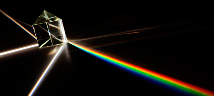 200*30*30mm Rainbow Optical Glass Triple Triangular Prism Physics Teaching 1pc