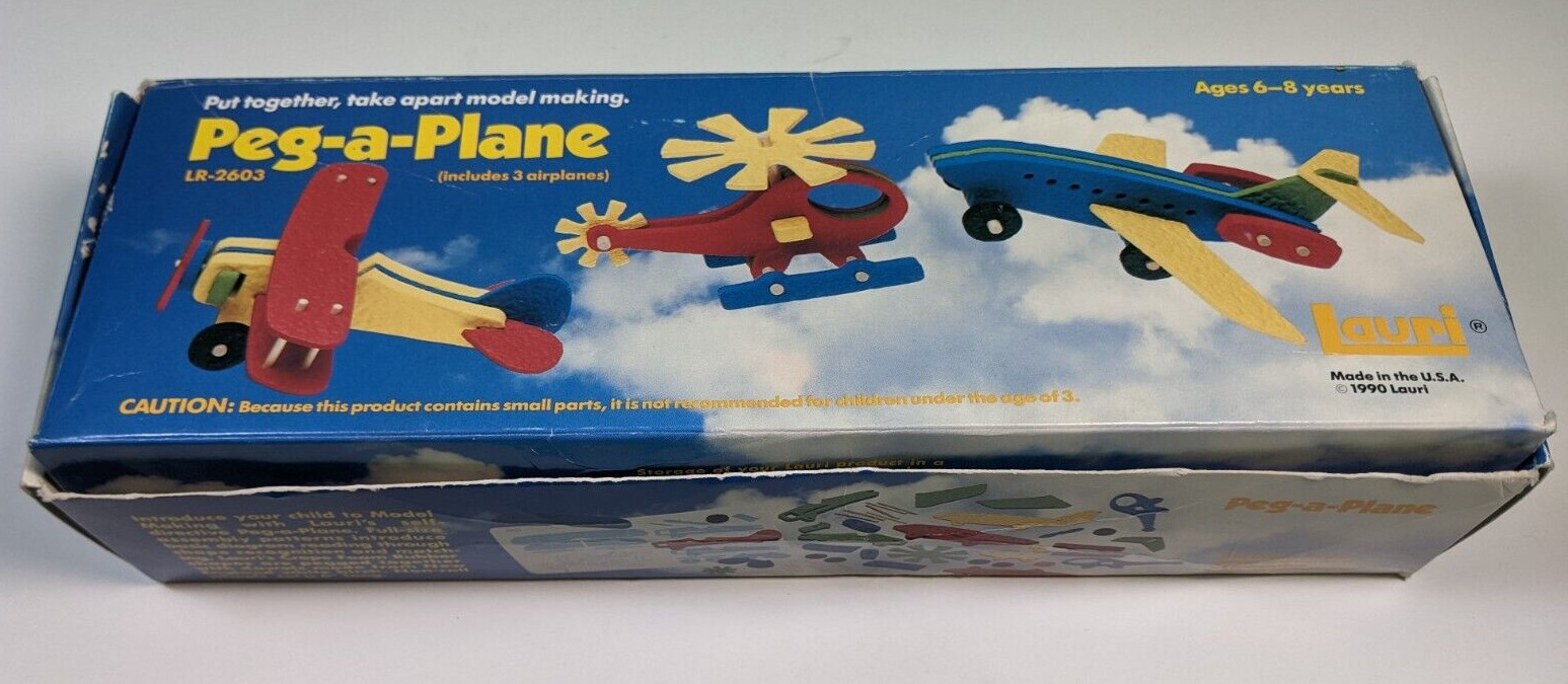 Lauri Vintage Peg-a-Plane Kit Three Planes LR-2603