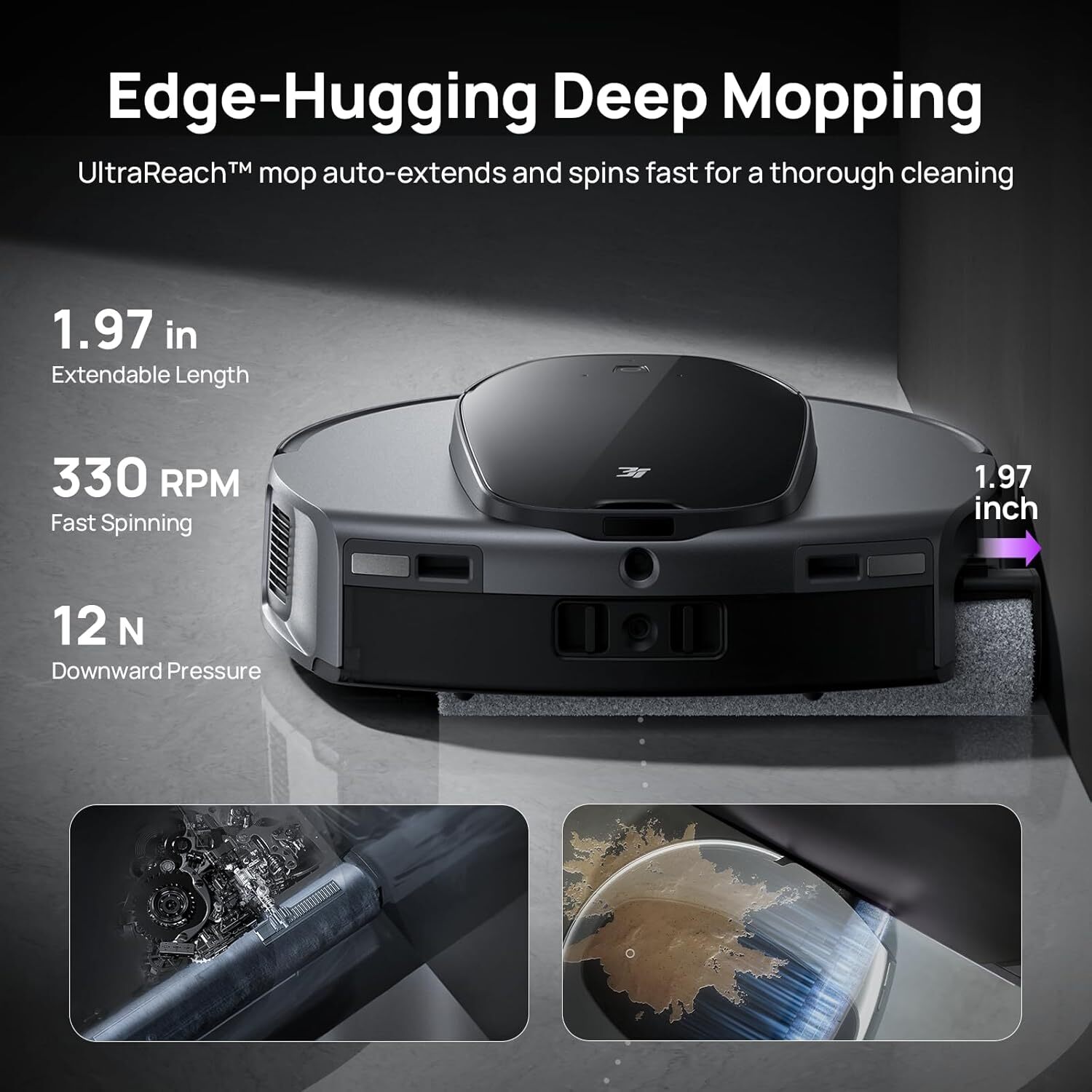 3i S10 Ultra Robot Vacuum and Mop with WaterRecycle System, 13000Pa Suction,