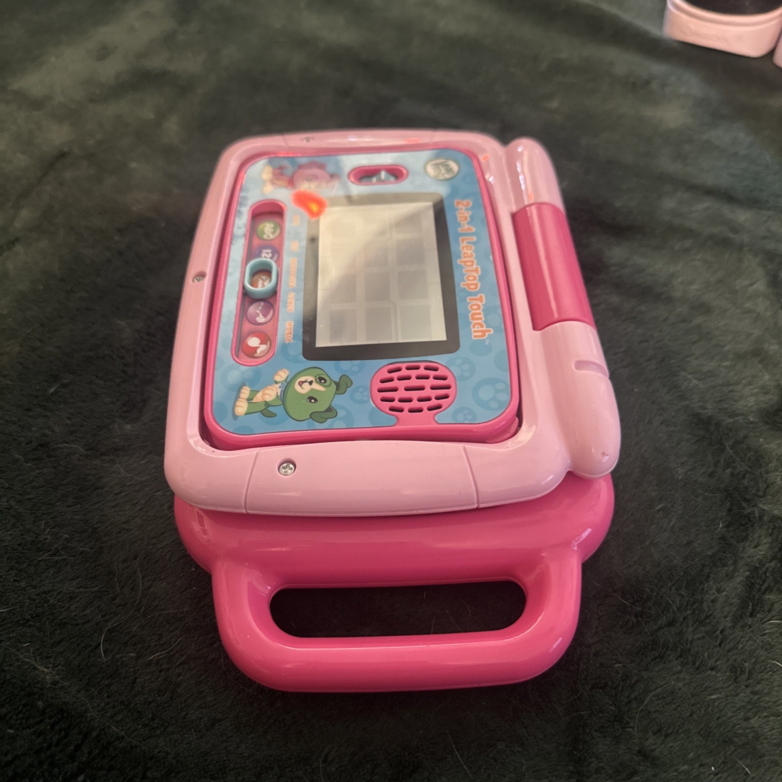 LeapFrog 2 In 1 My Own Leaptop Touch Laptop Tablet Computer For Kids Pink Tested