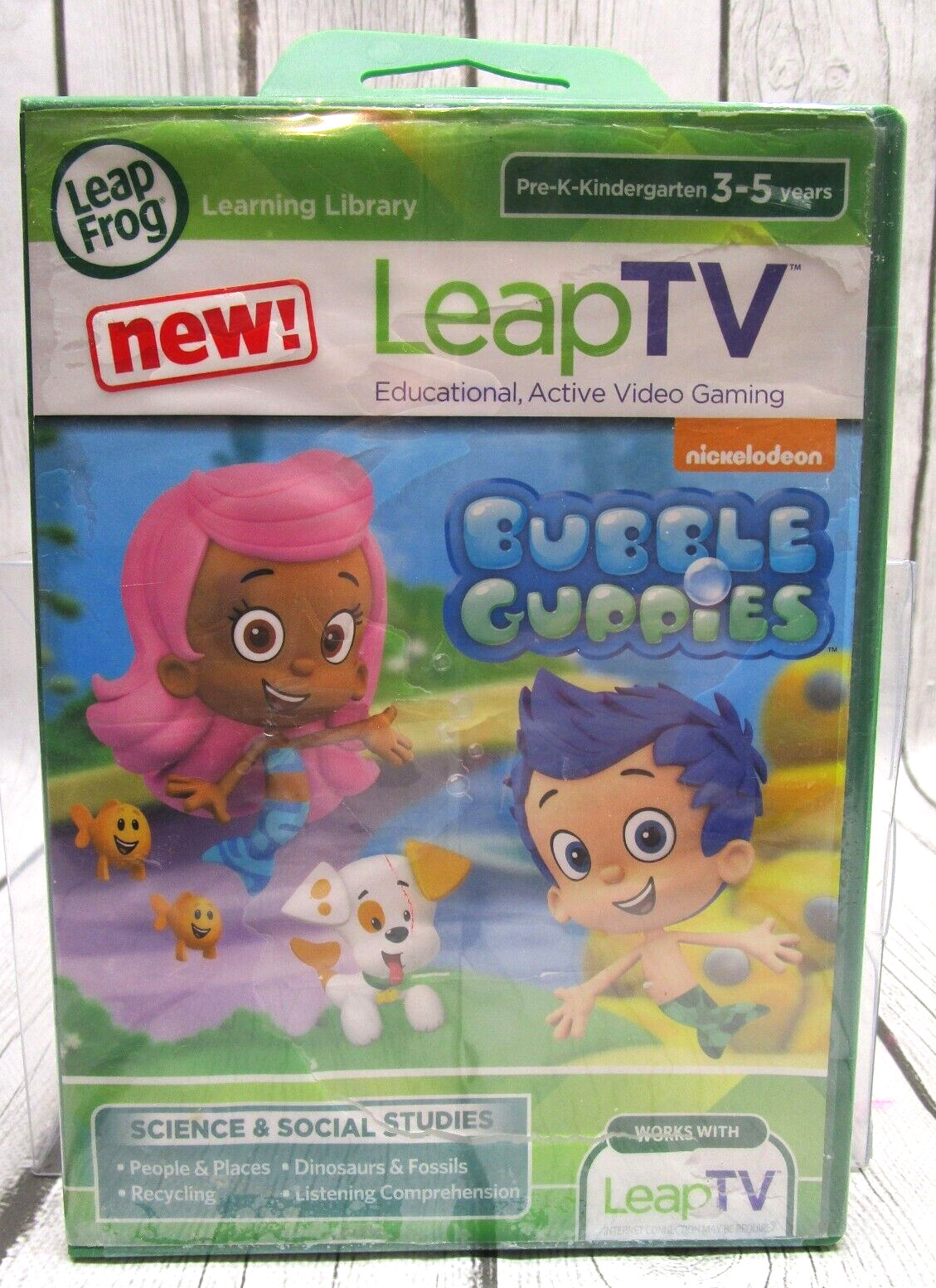 LeapFrog Nickelodeon Bubble Guppies Active Video Game LeapTV 2014 NEW Unused
