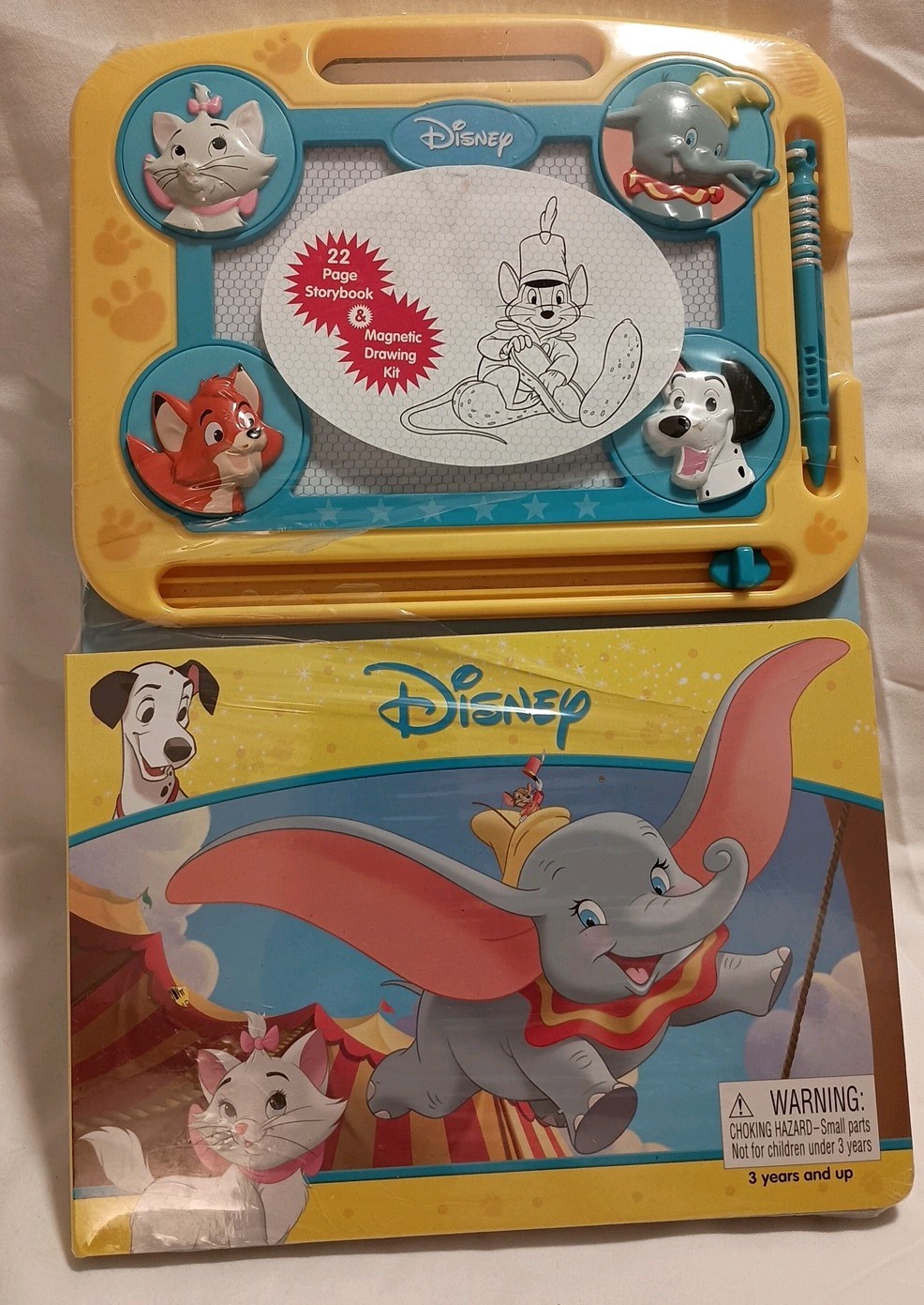 Disney 22 Page Story Book & Magnetic Drawing Kit 3 And Up – 2019