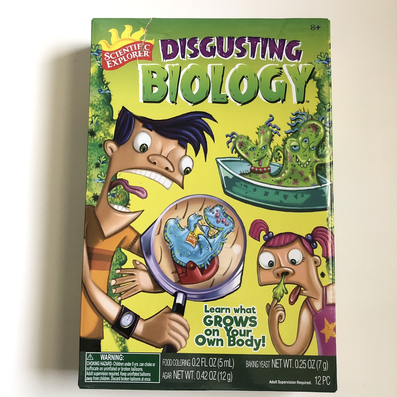 Scientific Explorer Disgusting Biology Kids Science Kit NEW Alex Brands