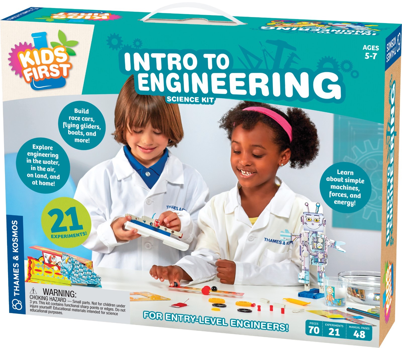Intro to Engineering Science Kit Kids First Thames & Kosmos New in Box