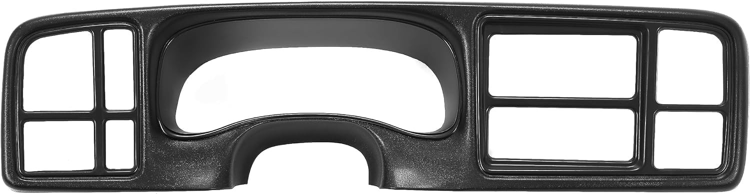 HECASA Dashboard Instrument Cluster Bezel Compatible with 1999-2002 Black