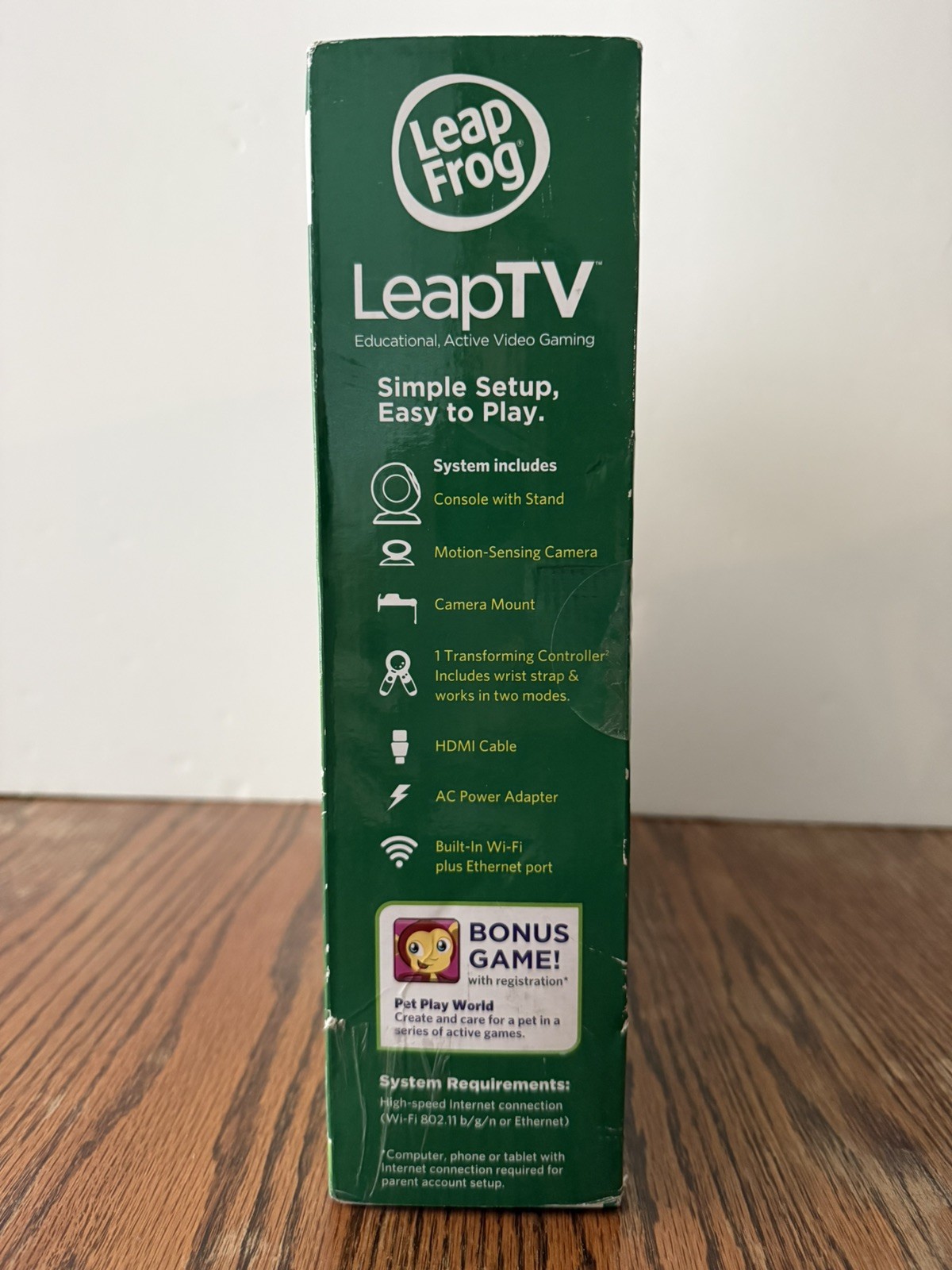 Leap Frog Leap TV Educational Active Video Gaming System Ages 3-8 ~New Open Box