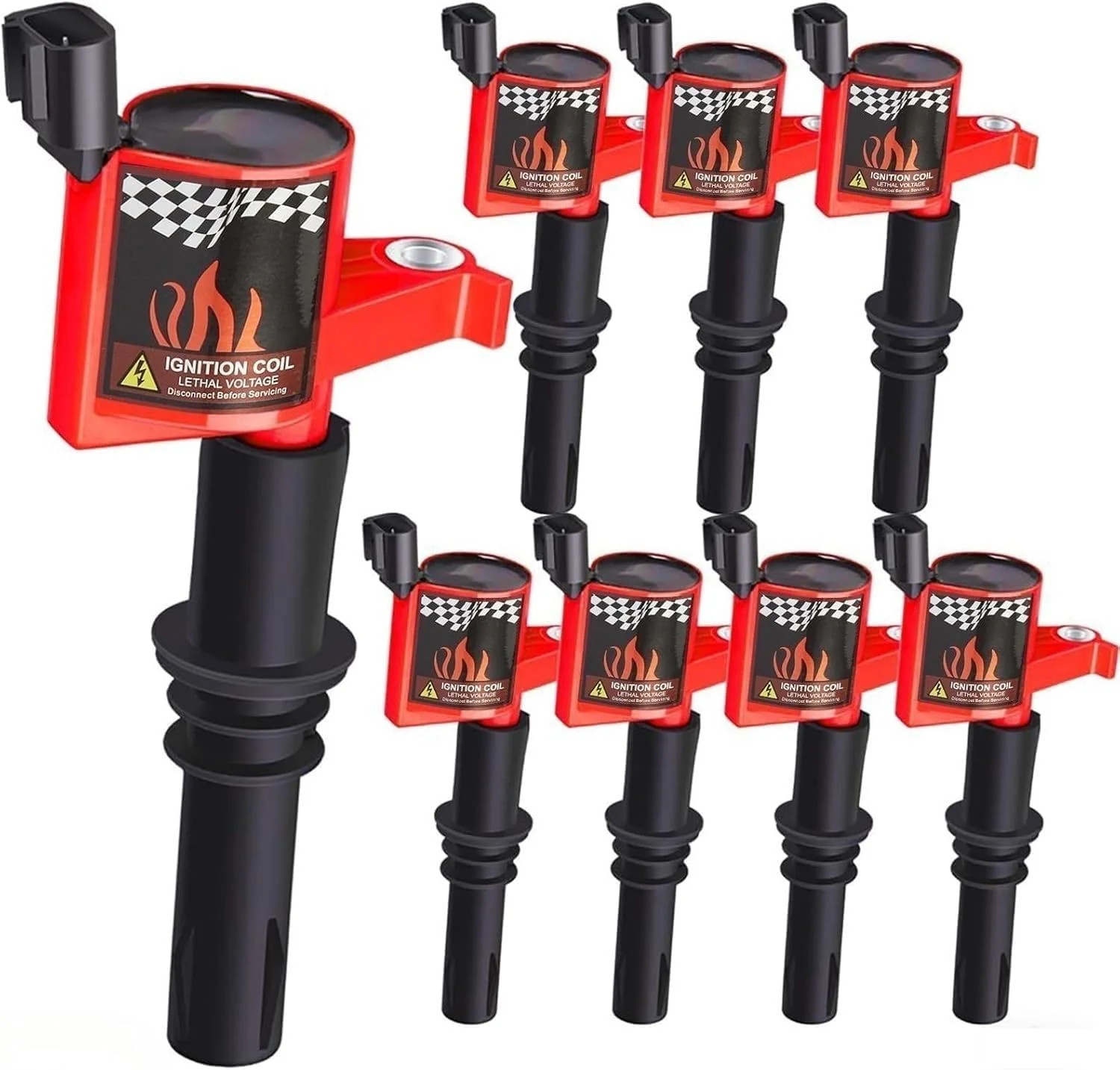 BANG4BUCK Set of 8 DG511 Ignition coils for Ford F150 5.4L 2004-2008 Up to 15% M