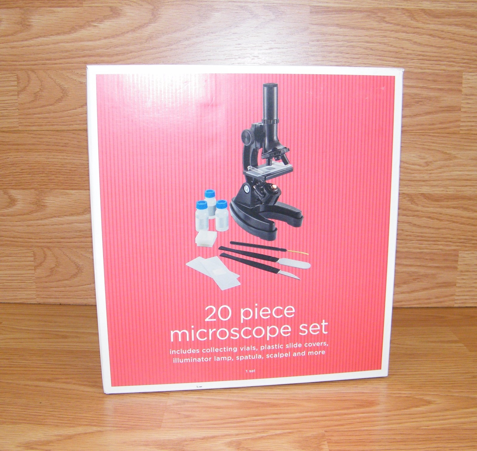 Target Store Brand 20 Piece Microscope Set – Vials, Spatula, Scalpel & More! NEW
