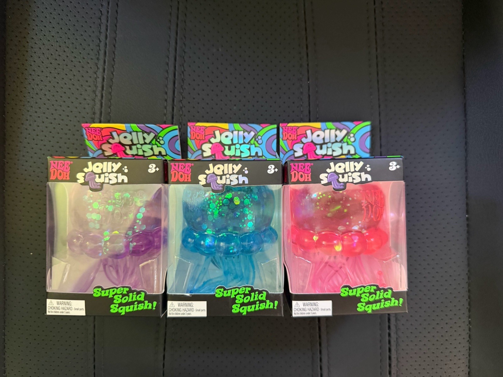 NeeDoh Nee Doh Jelly Squish Super Solid Squish Authentic Jellyfish RANDOM COLOR