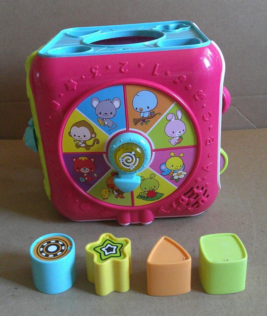 VTech Sort and Discover Activity Cube, Multicolor with BLOCKS