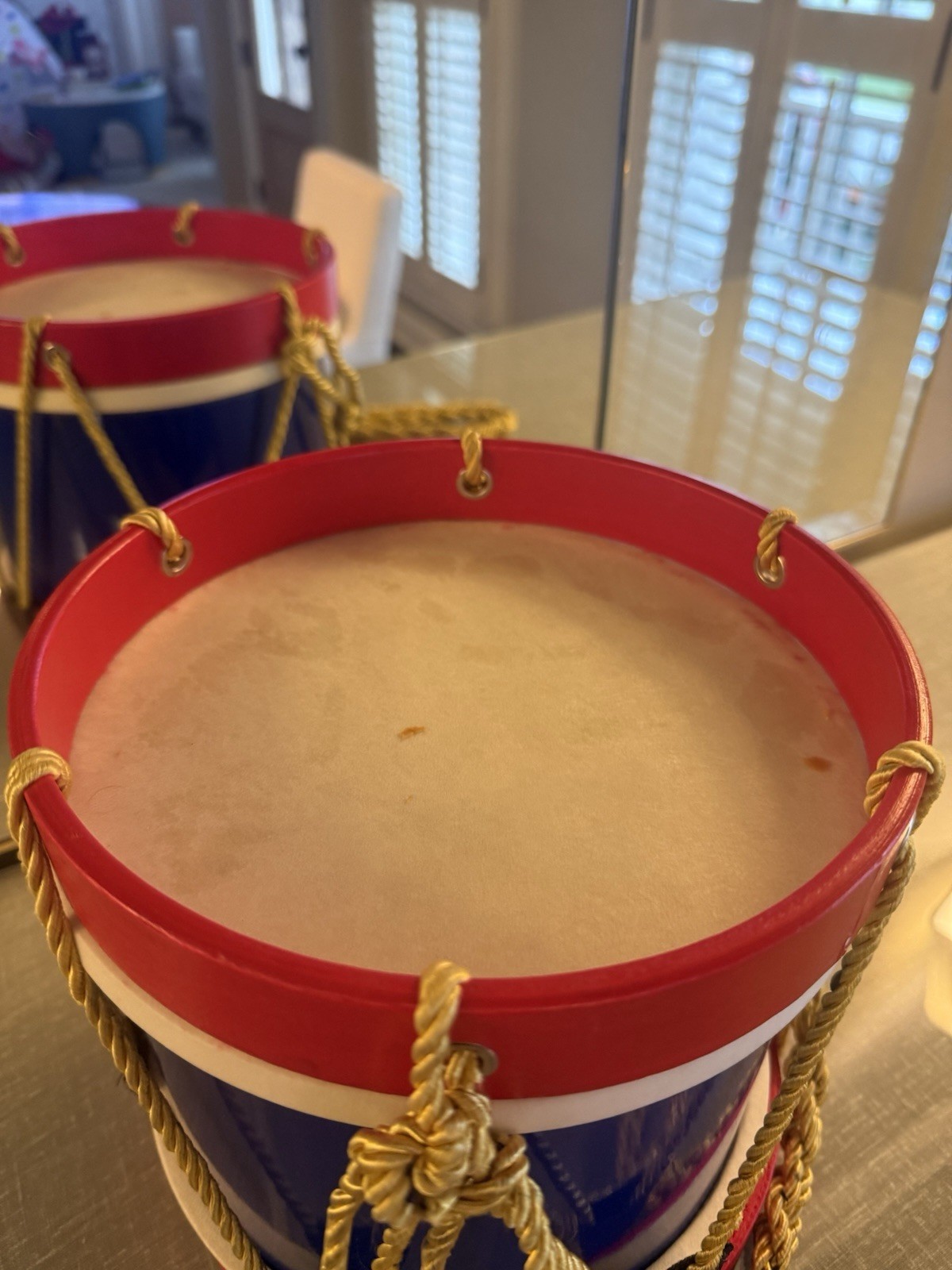 Kids Marching Drum Set Practice Hand Eye Coordination Baby Musical Toy 22cm for