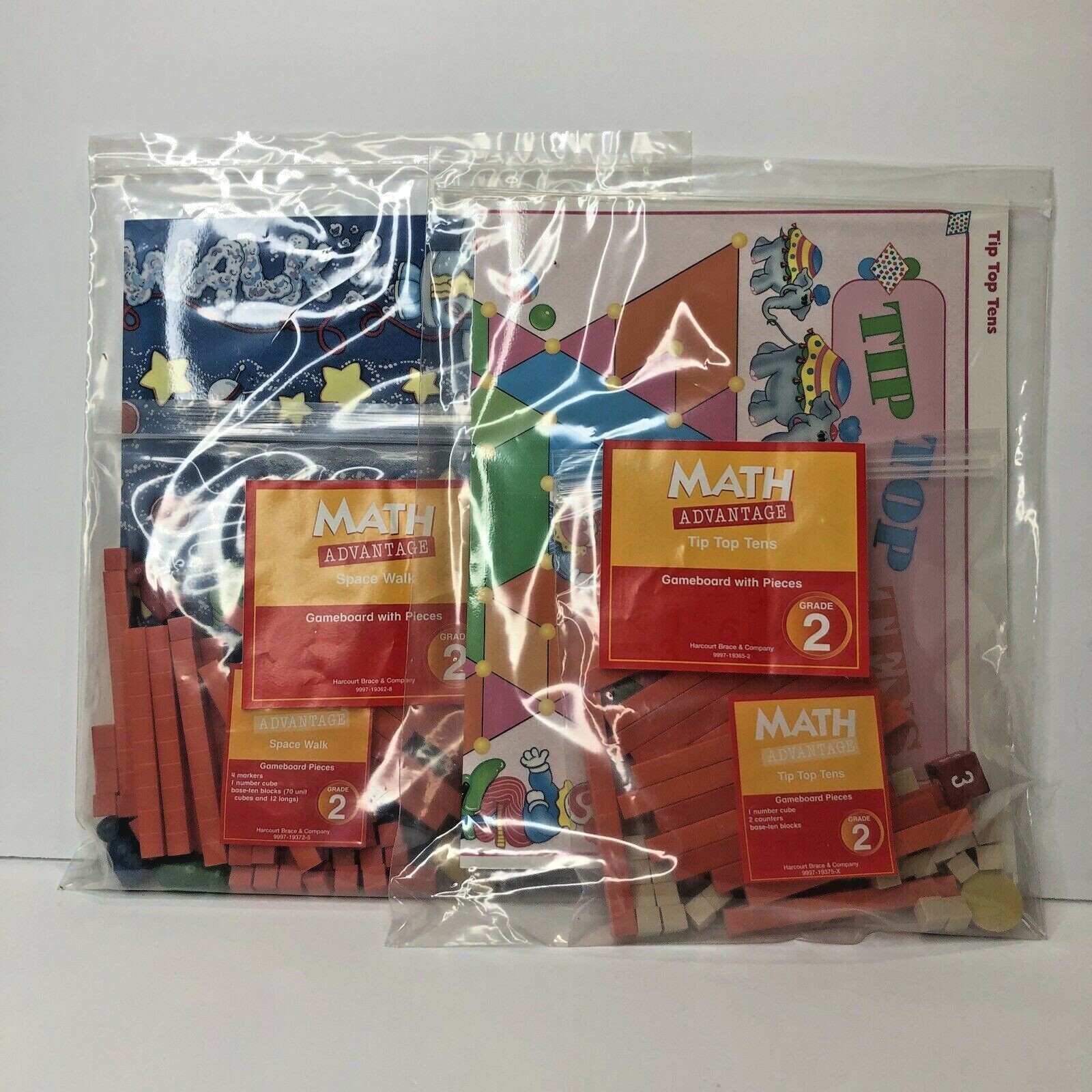 Math Advantage Grade 2 Games Base 10 Tens Ones Place Value Space & Circus Games
