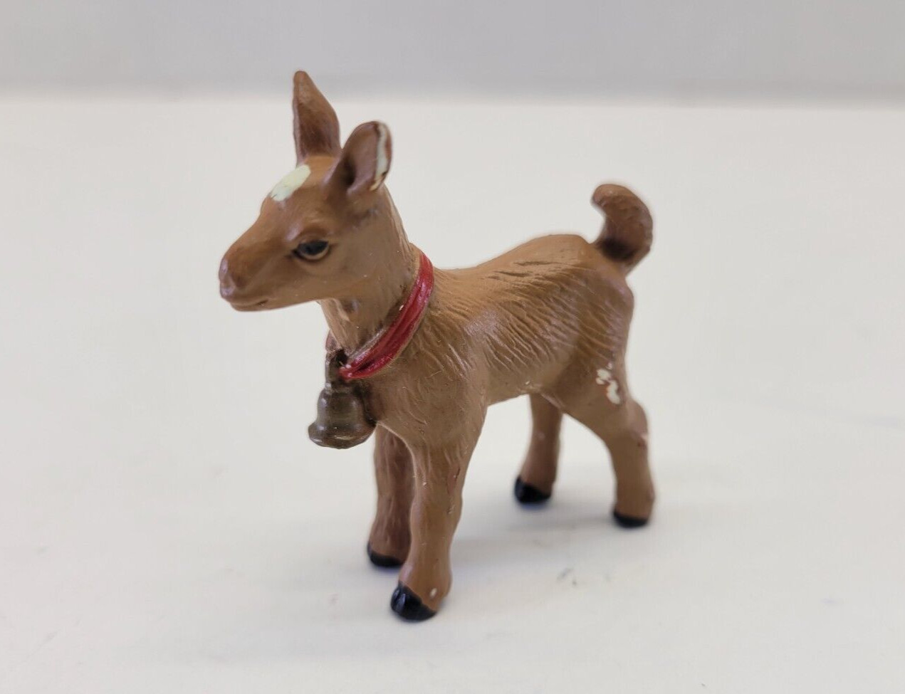 Safari LTD Miniature Figurine Figure Cake Topper Classic Goat Baby 2″ Toy Brown