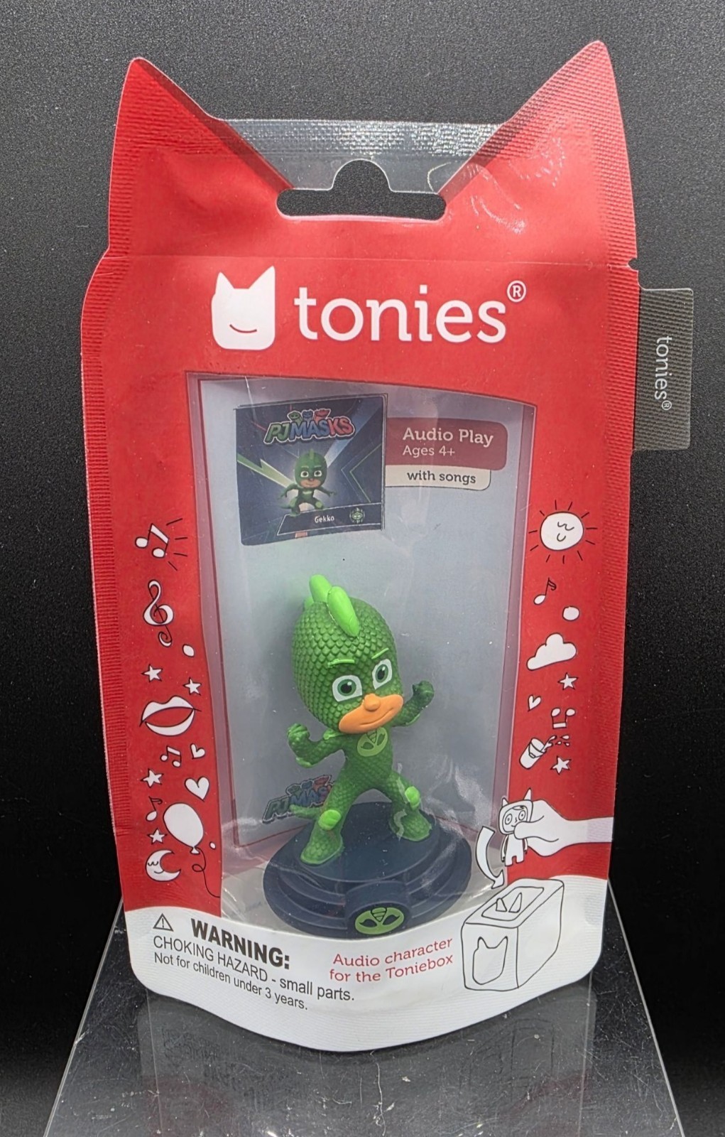 Tonies Audio Play Gekko PJ Masks Figure For Ages 4+ With Songs Approx. 40 Min