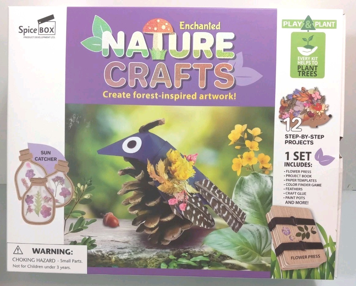 Spice Box Enchanted Nature Crafts Science Kit NIB Create Forest Inspired Artwork
