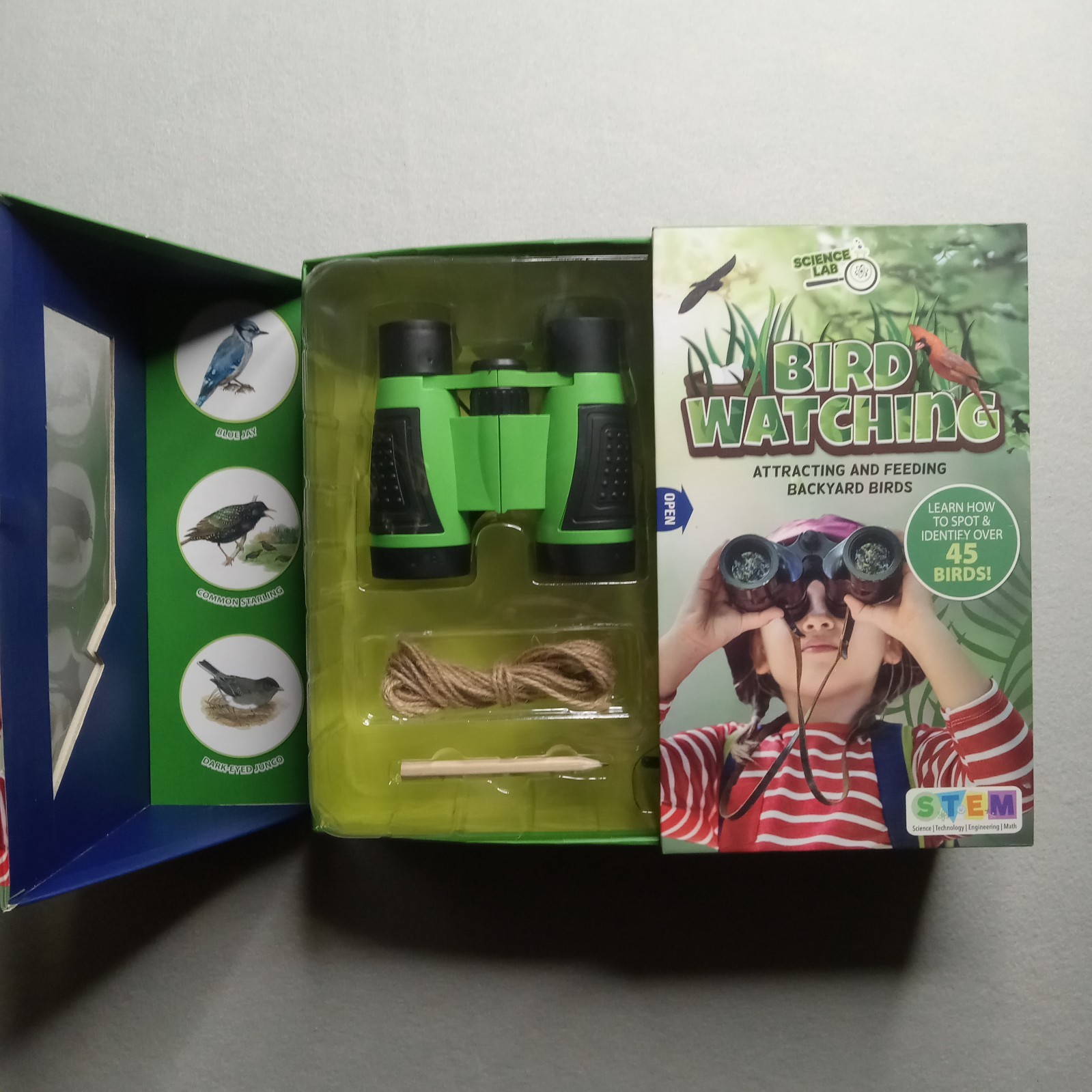 SpiceBox Science Lab Bird Watching Kit: Explore, Learn, and Observe Birds