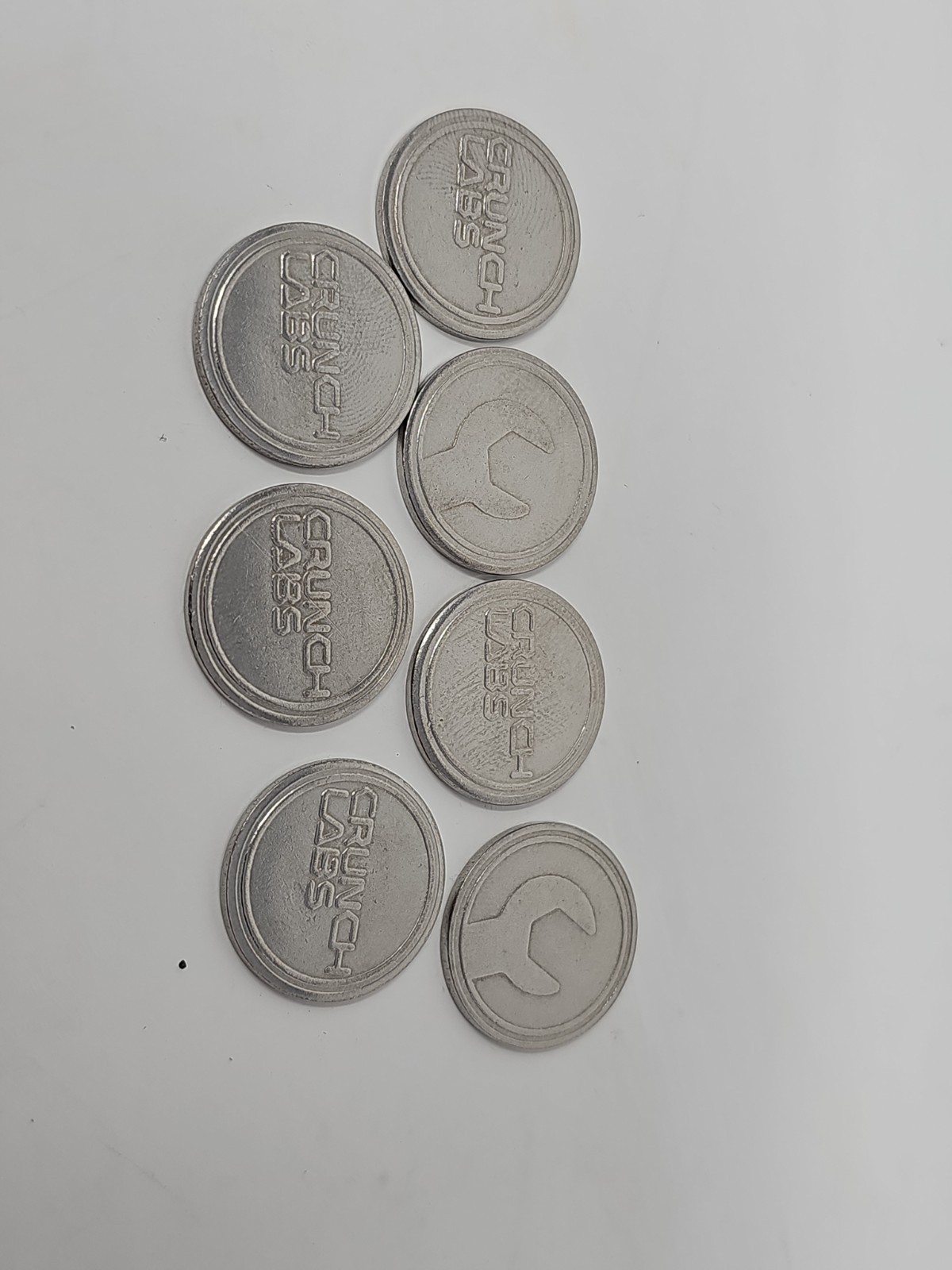 7 Crunch Labs Coin Token Lot Double Sided Mark Rober STEM Replacement Part