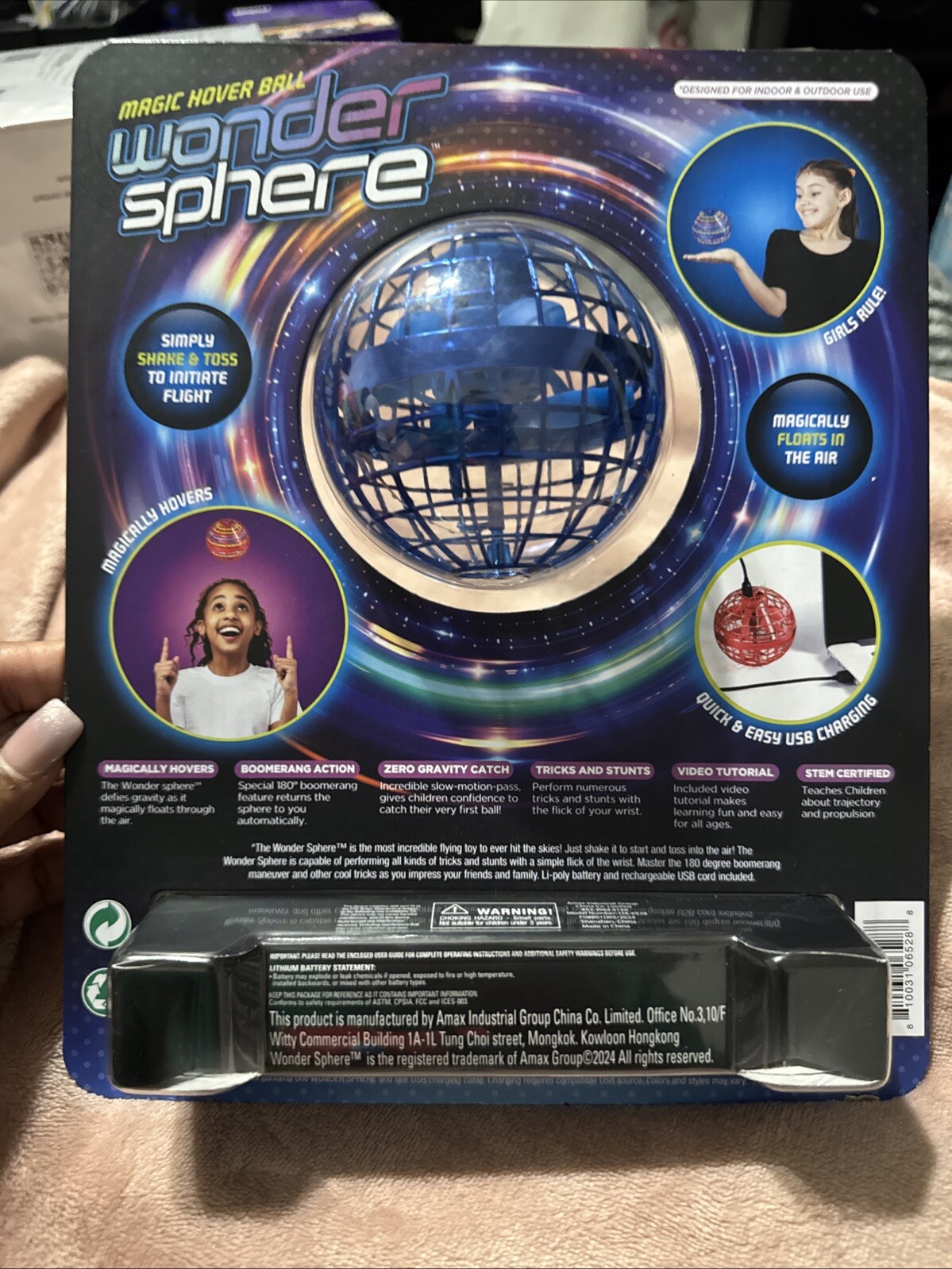 NIP Wonder Sphere Magic Hover Ball LED Tricks &Stunts *GR8 FUN* As Seen Tik-Tok