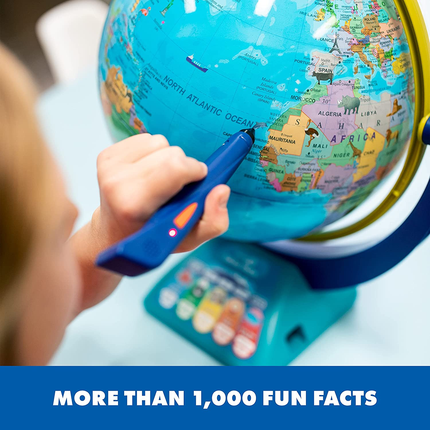 Geosafari Talking Globe Featuring Bindi Irwin – Interactive Globe for Children,