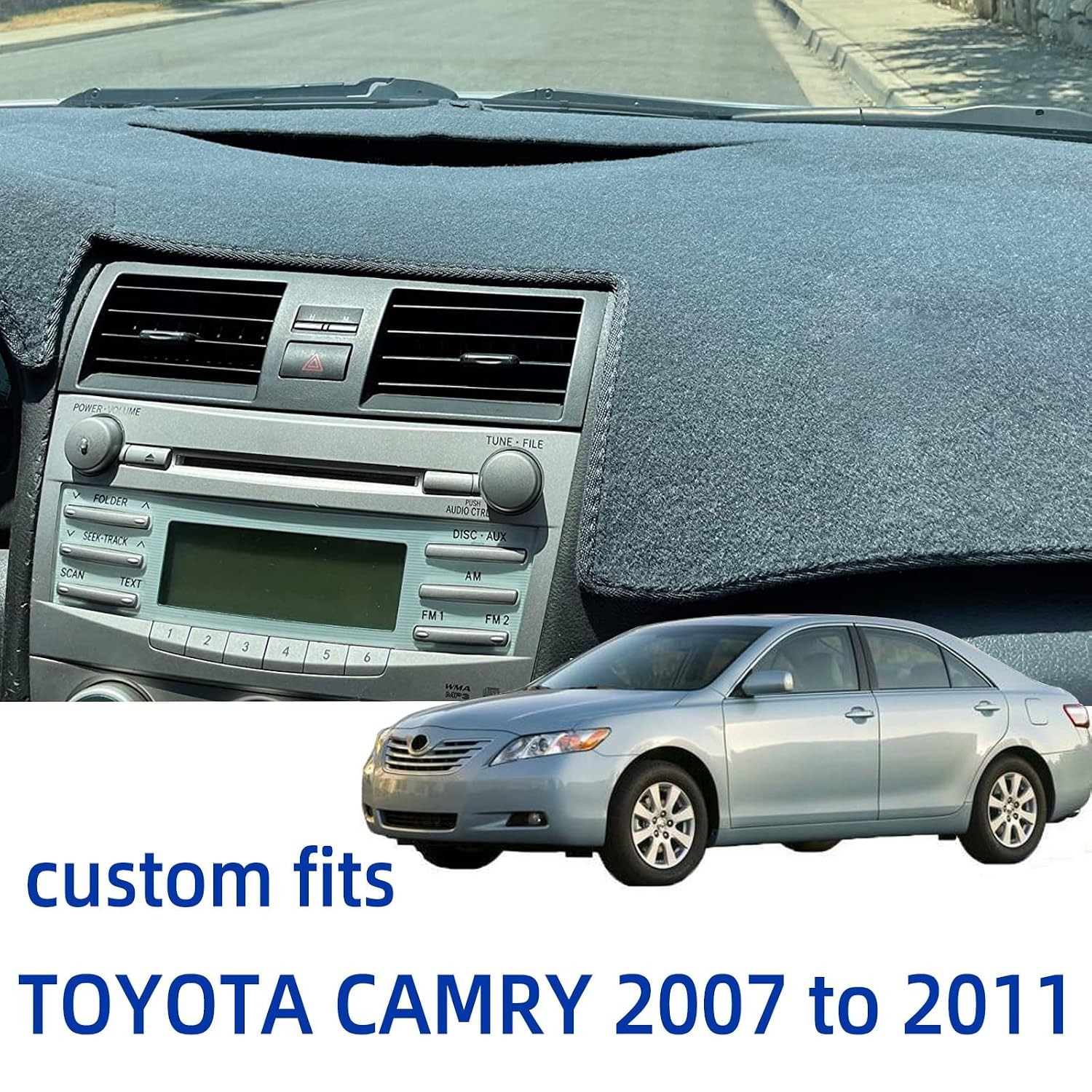 Toyota Camry Custom Fit Dashboard Cover Mat Pad 2007 2008 2009 Dash Pad Car