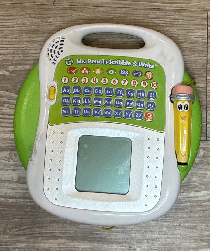 Leap Frog Mr. Pencil’s Scribble and Write Educational Learning Toy, Green White
